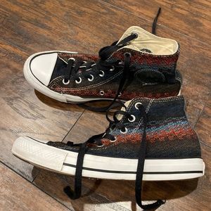 Converse Chuck Taylor All Star Crochet Hi Top Shoe size 8 in GUC